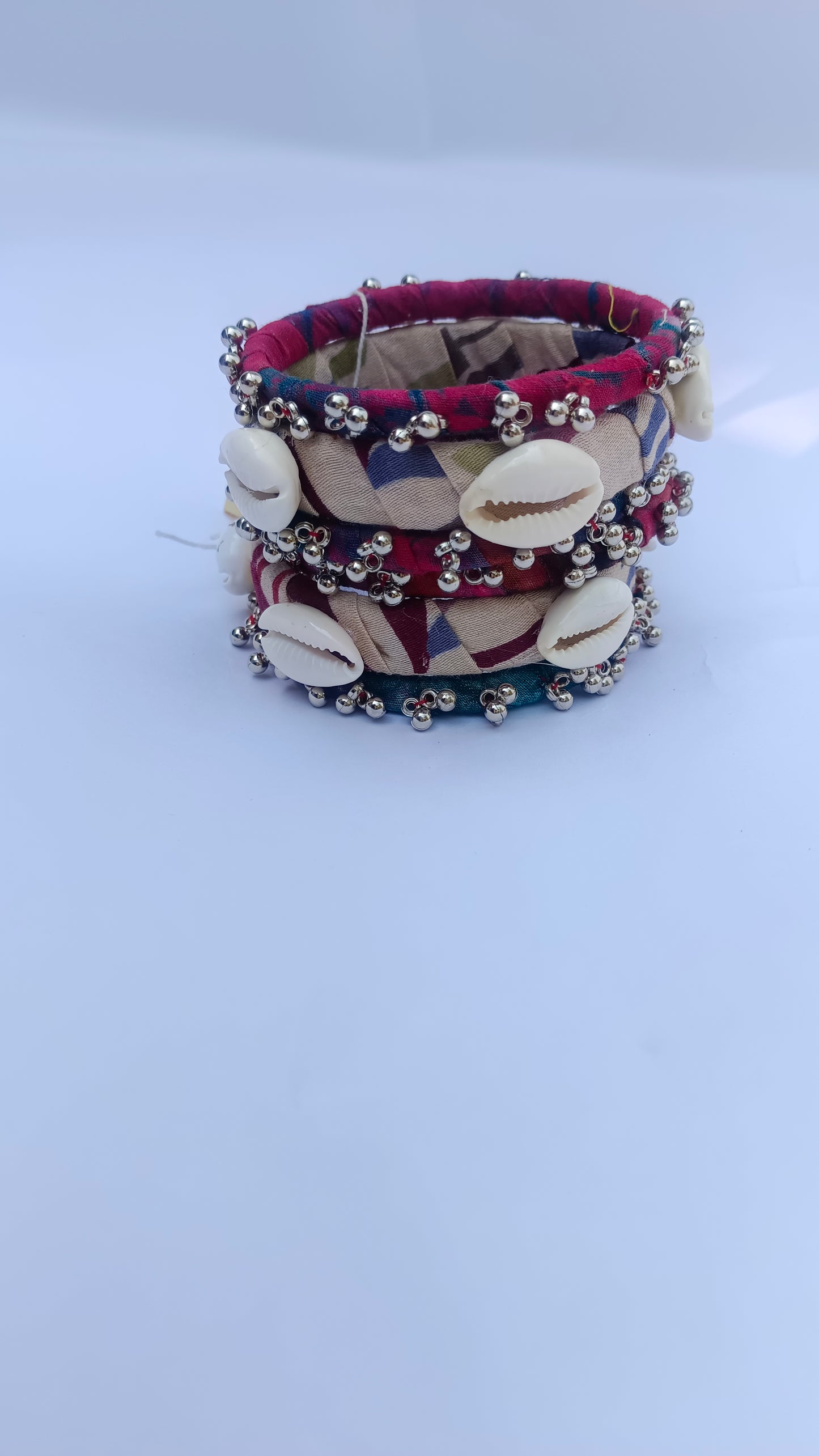 Fabric bangle | | Handmade and Upcycled Bangle