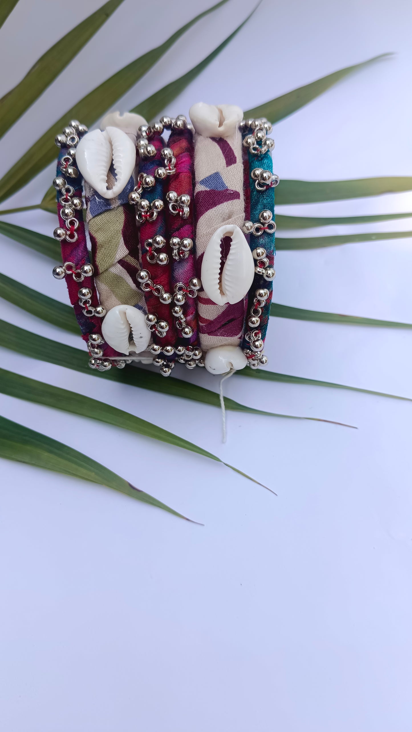 Fabric bangle | | Handmade and Upcycled Bangle