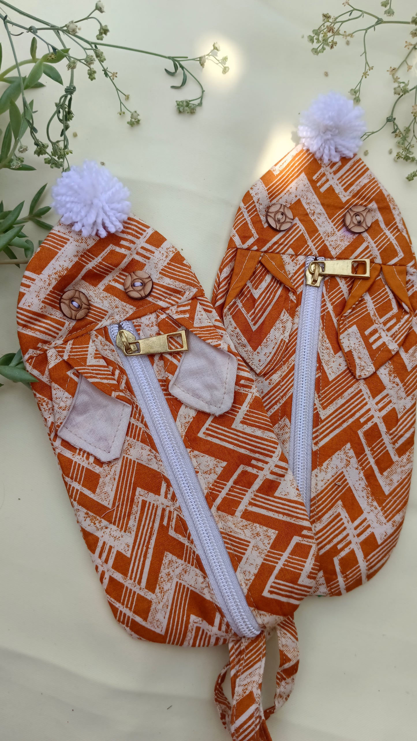 Upcycled Mouse-Shaped Pencil pouch