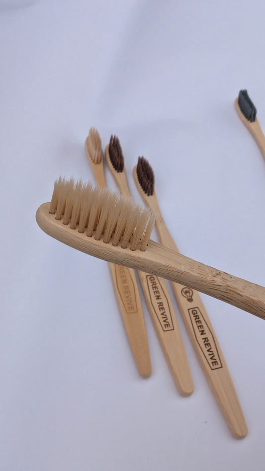 Bamboo Toothbrush For Sensitive Teeth |fiber bristles | Extra Soft cleaner brush