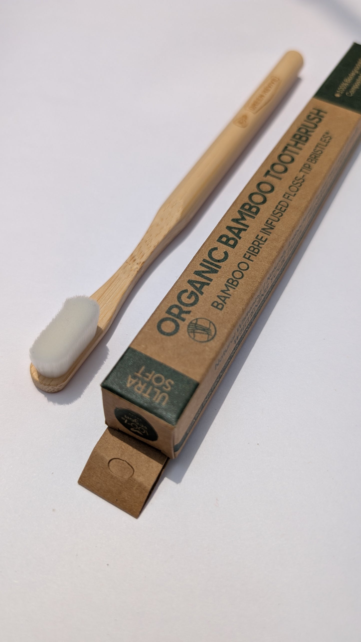 Premium Bamboo Toothbrush For Sensitive Teeth |Nano Bristles | extra soft Brush