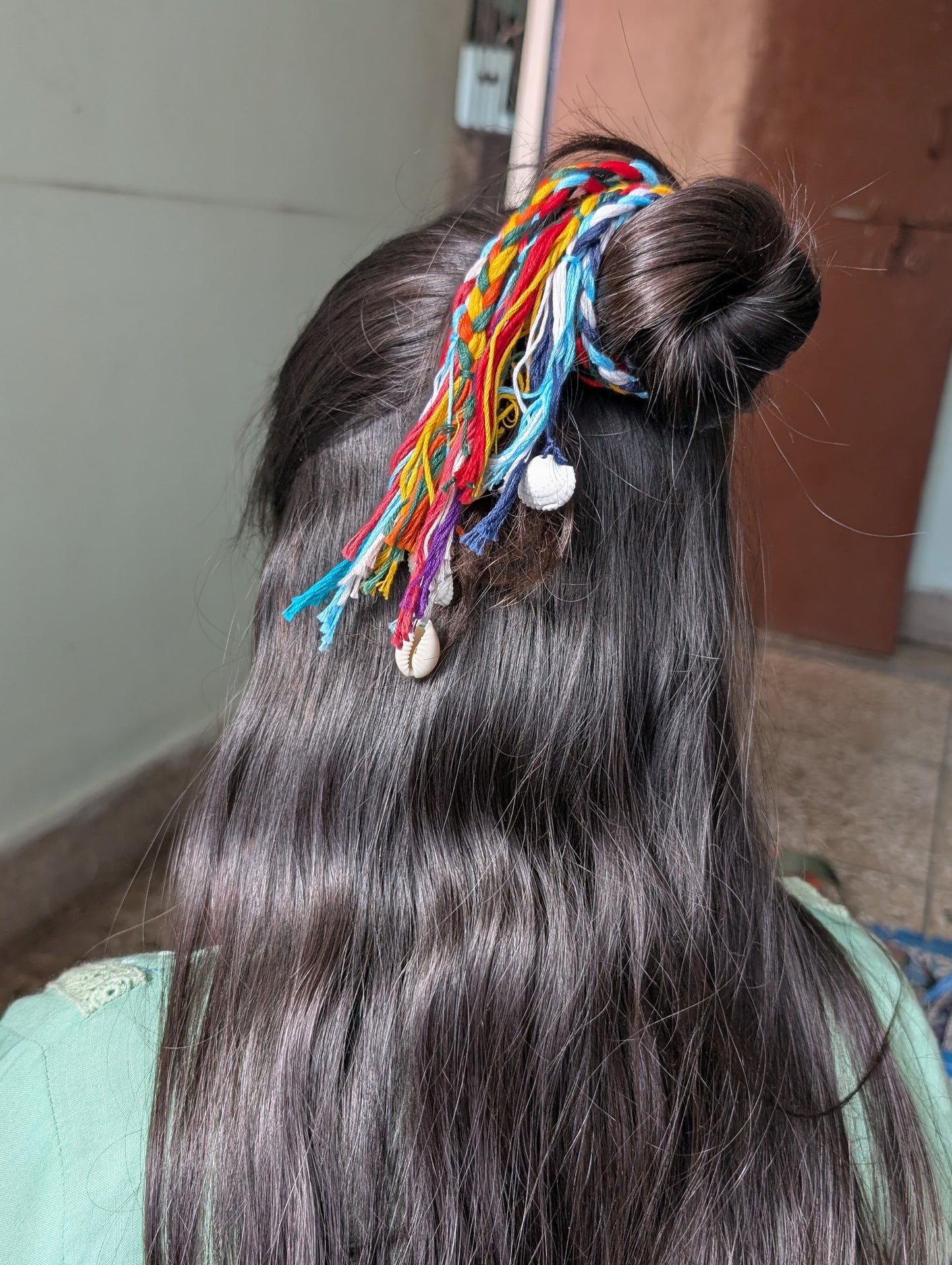 Multicolor Hair Braids
