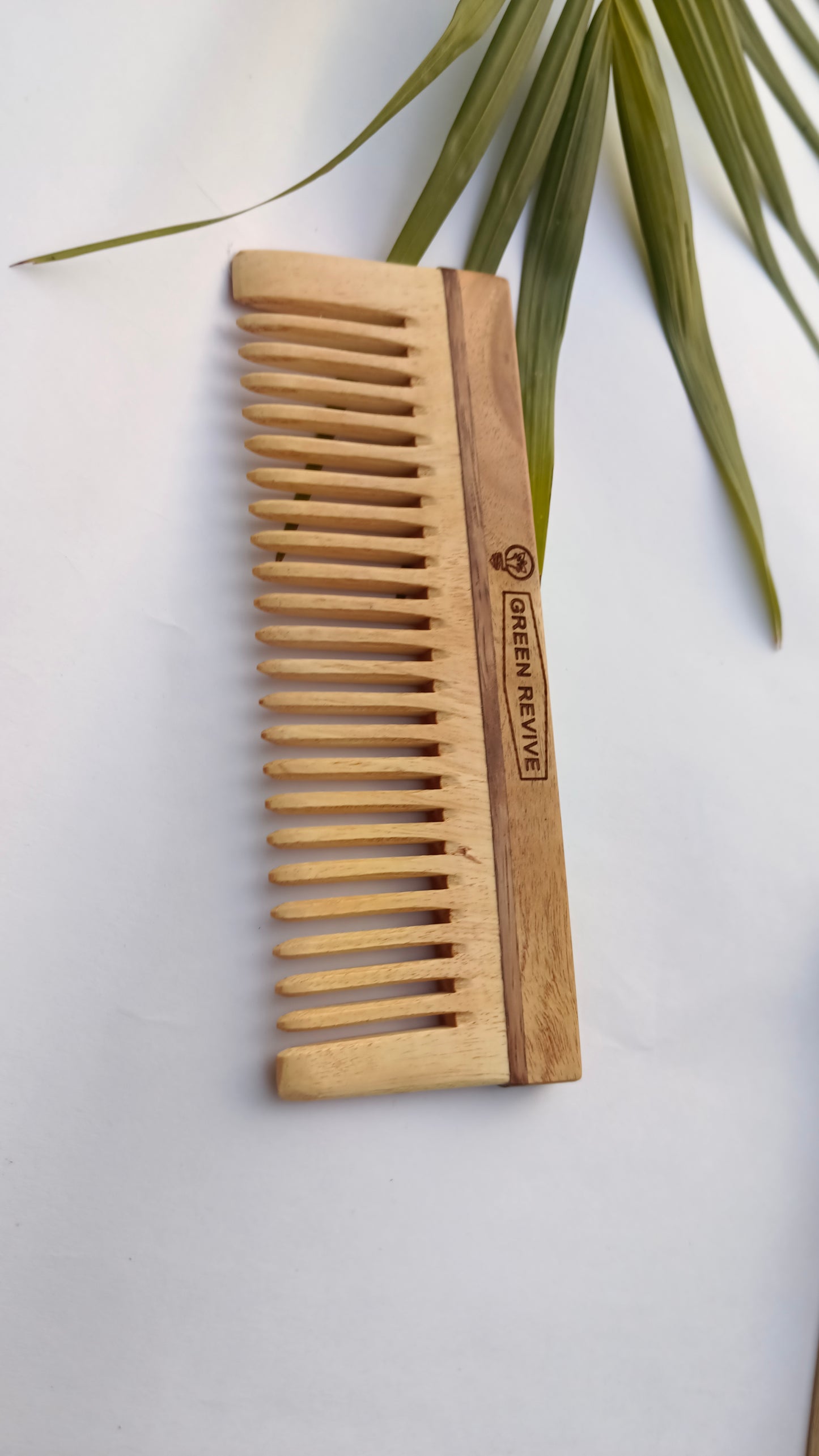 Pure Neem with Rose Wood Regular Comb – Antifungal Wooden Wellness for Your Hair