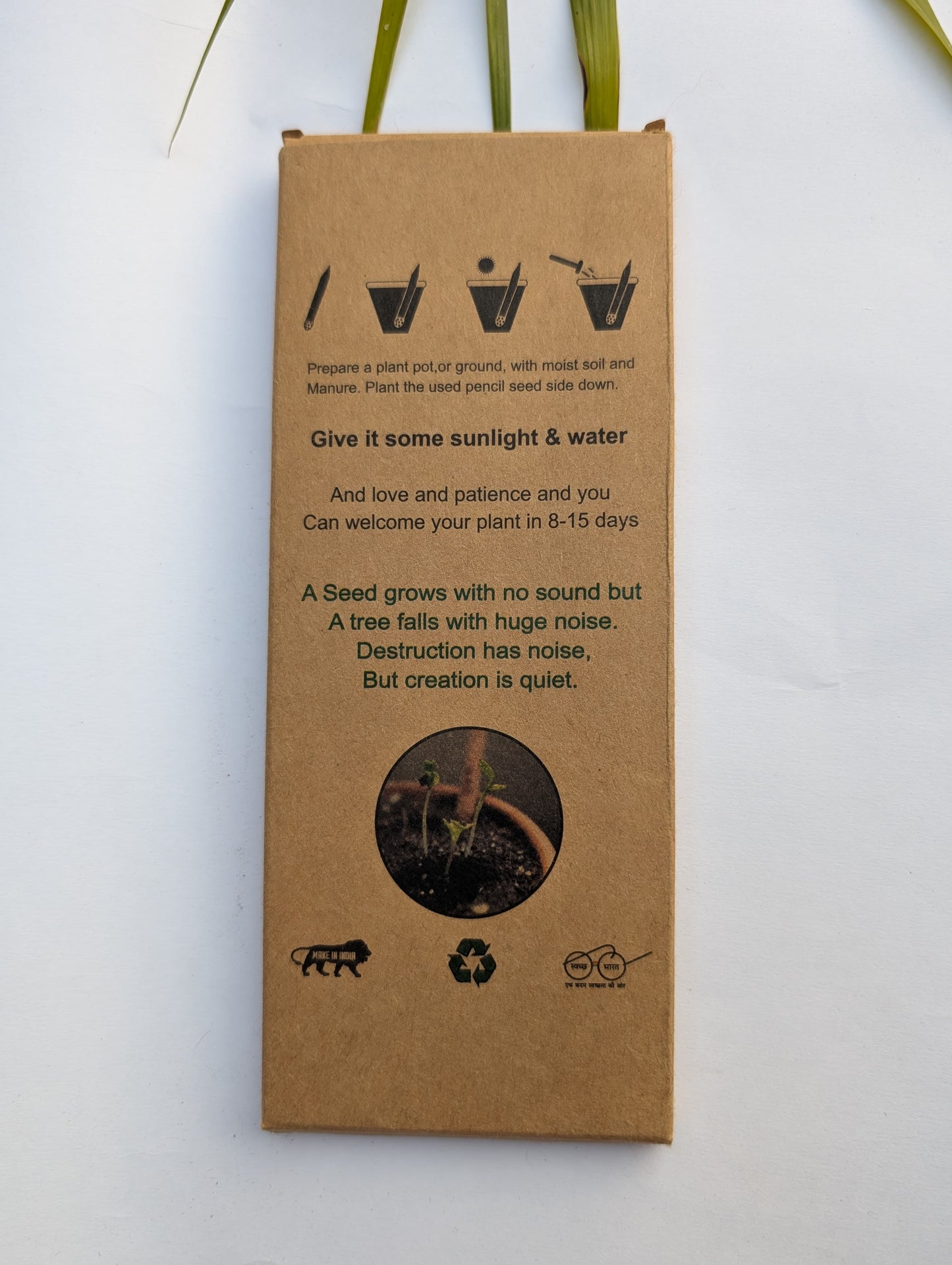 Plantable seed Pencil  - Eco-Friendly Writing Tools for a Greener World